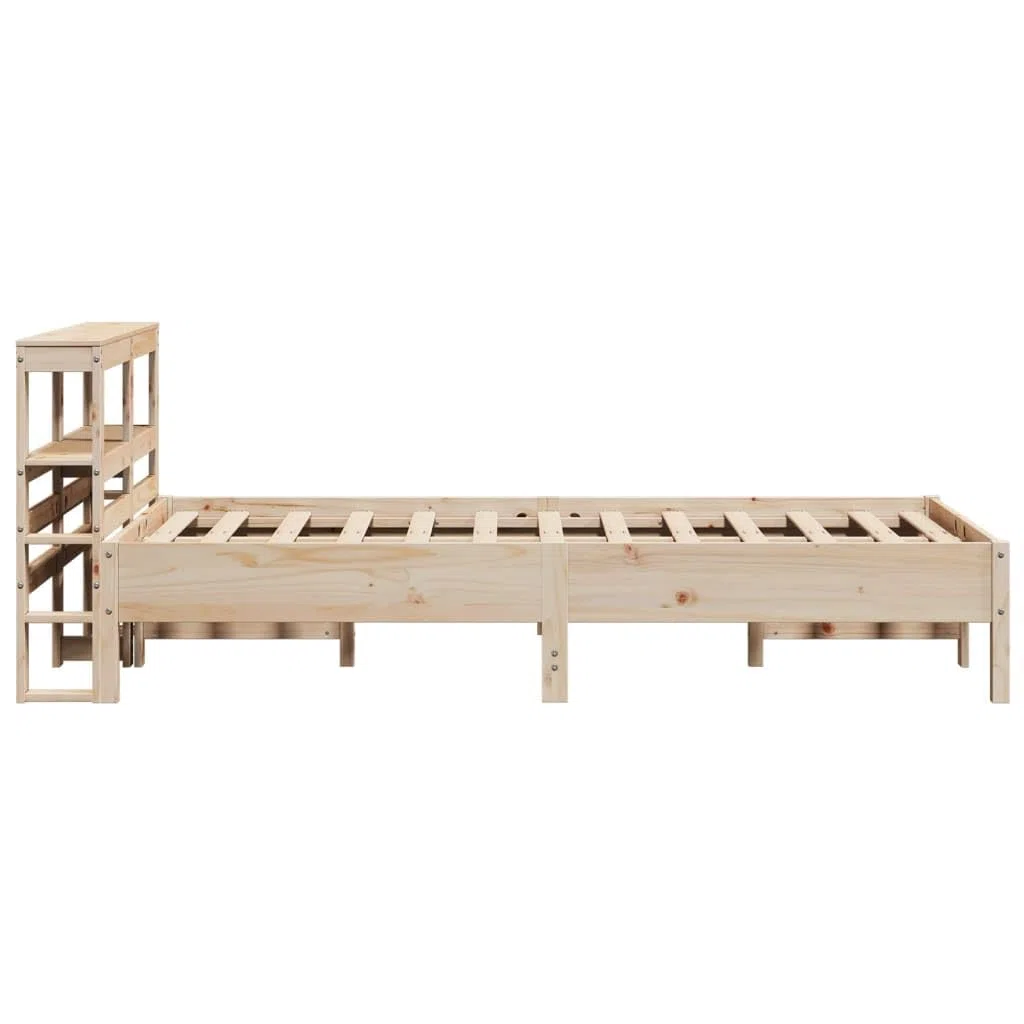Massivholzbett ohne Matratze Bed Frame Bettgestell Massivholzbett Betten Holzbett 120x200 cm Kiefernholz - 3306150