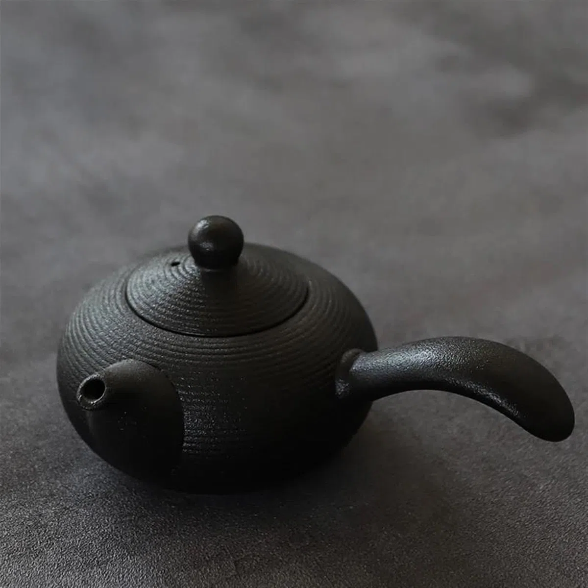 Teekanne, Reise-Teesets, Teekanne, Nachmittagstee-Set, chinesische Teekanne, schwarzes Keramik-Teegeschirr, Kyusu-Teekannen, 165 ml Teeset