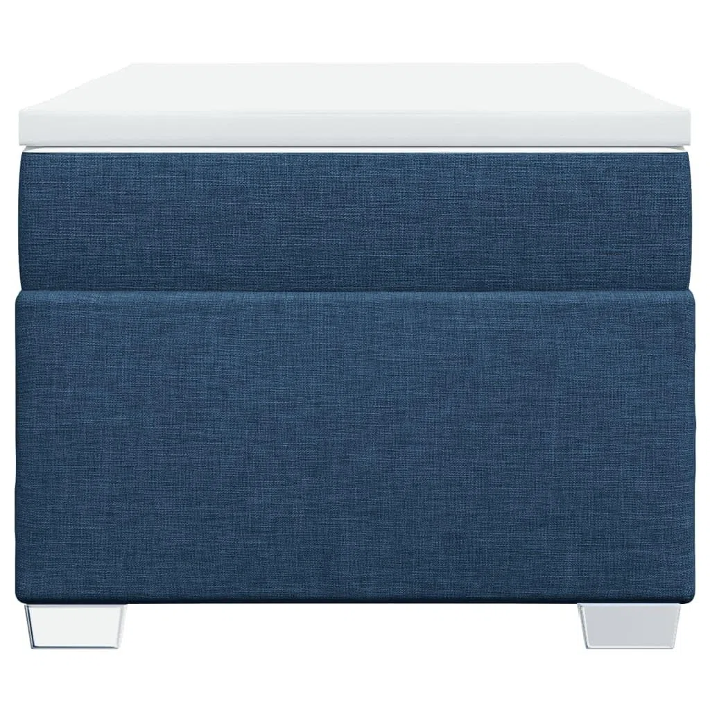 Brokky Boxspringbett mit Matratze Blau 100x200 cm Bett Boxspringbett Bett Mit Matratze Polsterbett Schlafzimmer MöBel Stoff / 3285115