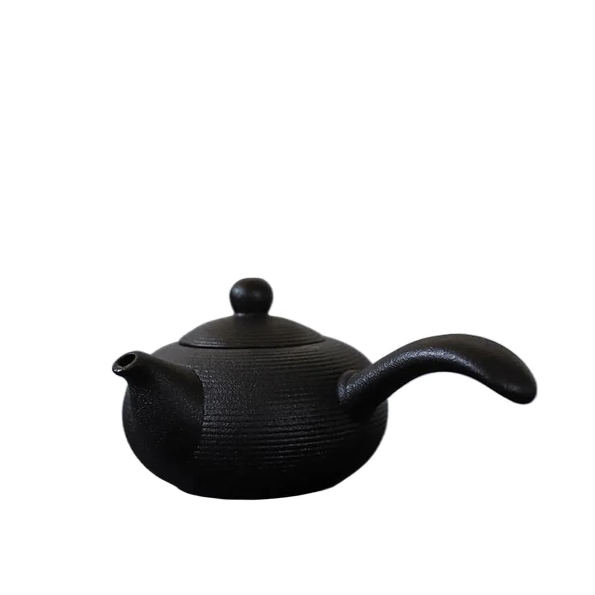Teekanne, Reise-Teesets, Teekanne, Nachmittagstee-Set, chinesische Teekanne, schwarzes Keramik-Teegeschirr, Kyusu-Teekannen, 165 ml Teeset