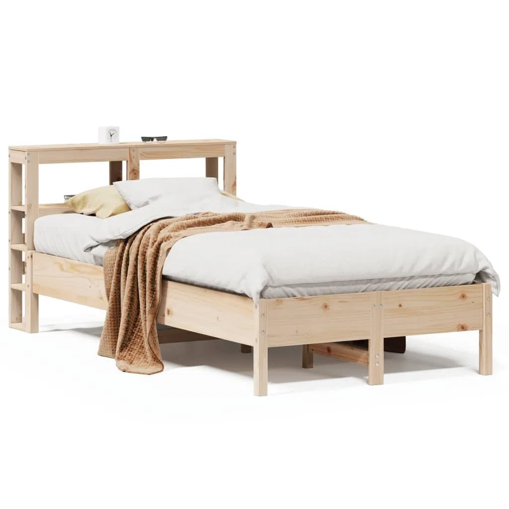 Massivholzbett ohne Matratze Bed Frame Bettgestell Massivholzbett Betten Holzbett 120x200 cm Kiefernholz - 3306150