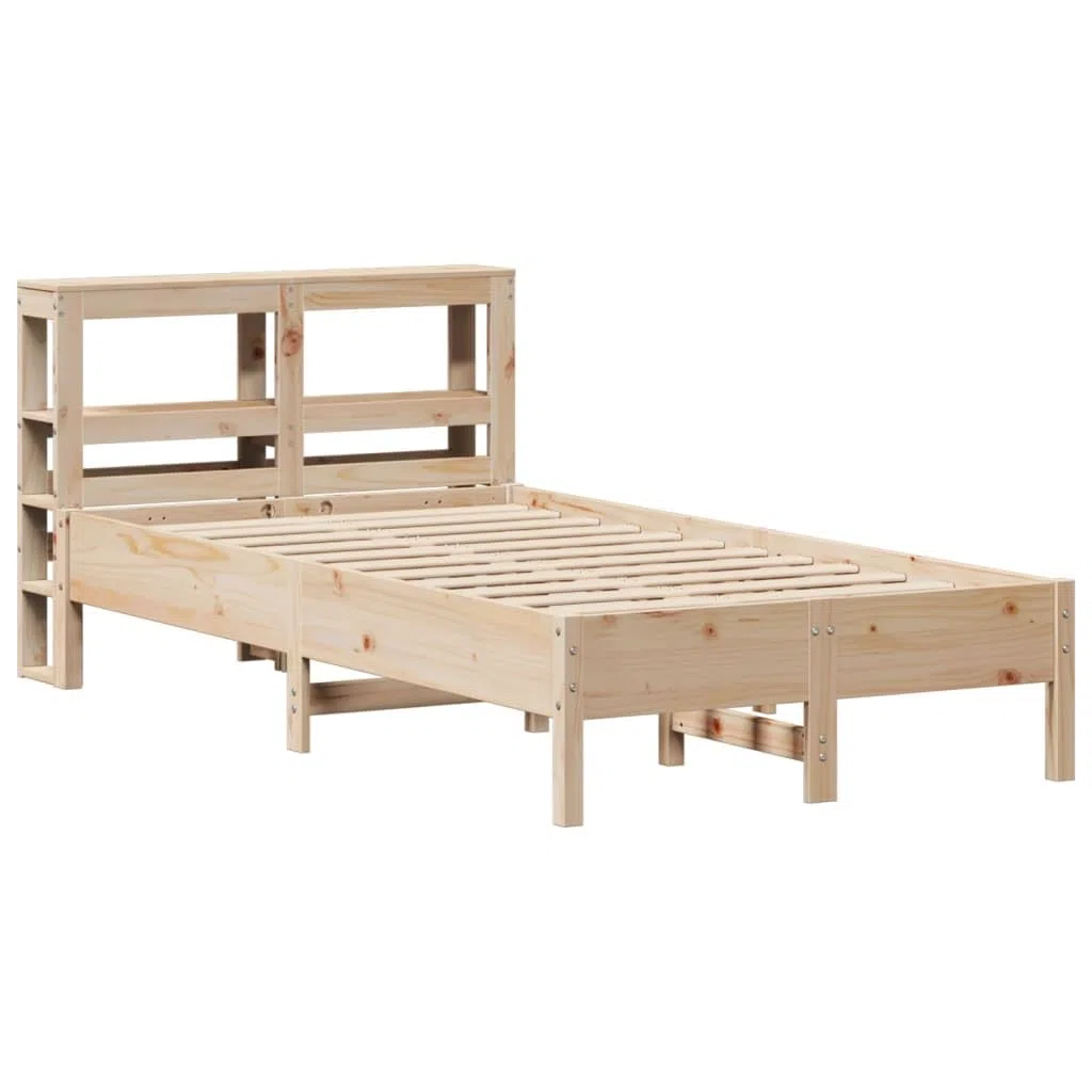 Massivholzbett ohne Matratze Bed Frame Bettgestell Massivholzbett Betten Holzbett 120x200 cm Kiefernholz - 3306150