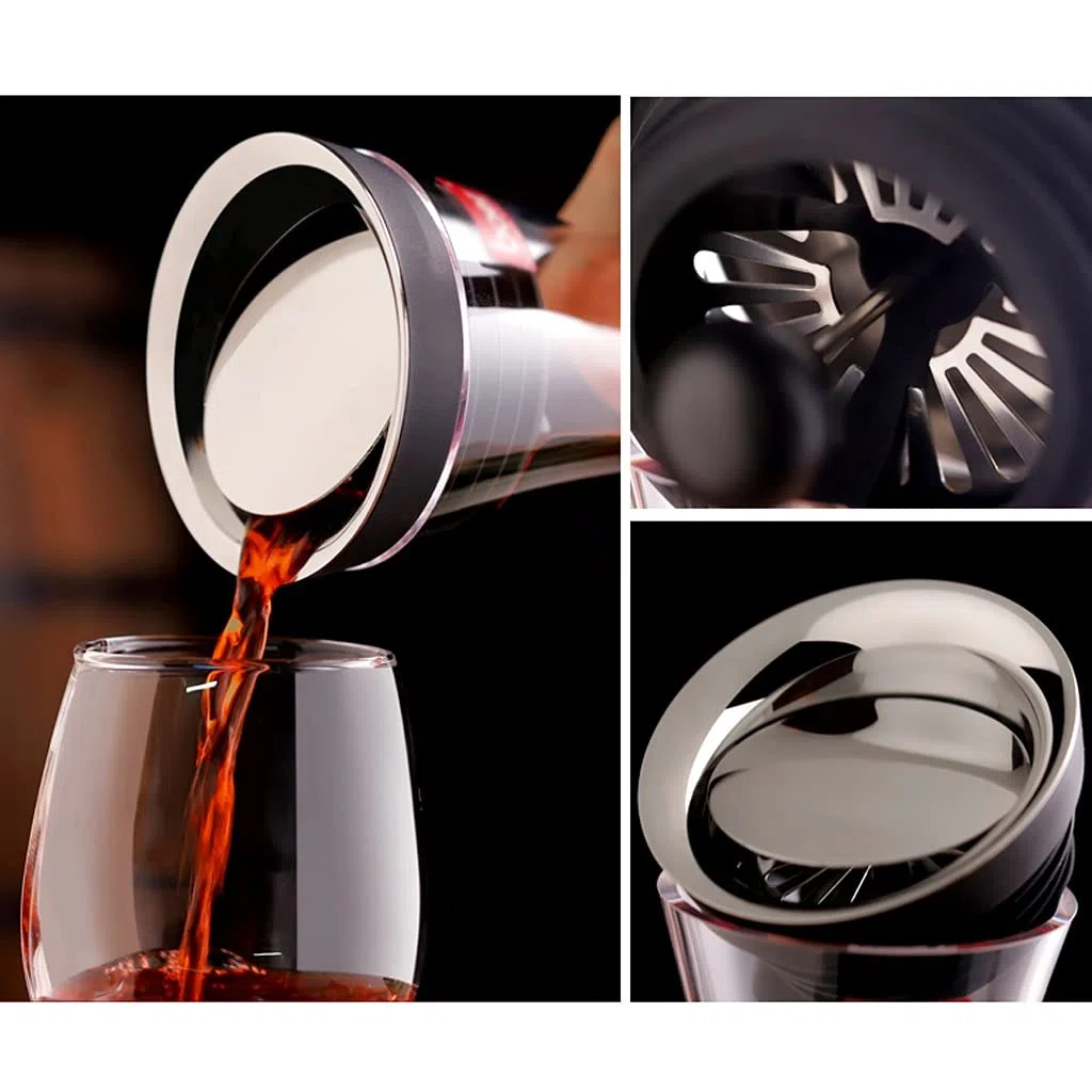 Wein Dekanter Dekanter handgefertigter Glas Eisberg Haushalt Weinausgießer personalisierter Wein-Dispenser Wein-Dekanter mit Deckel-Feiertagsgeschenk Dekantierer