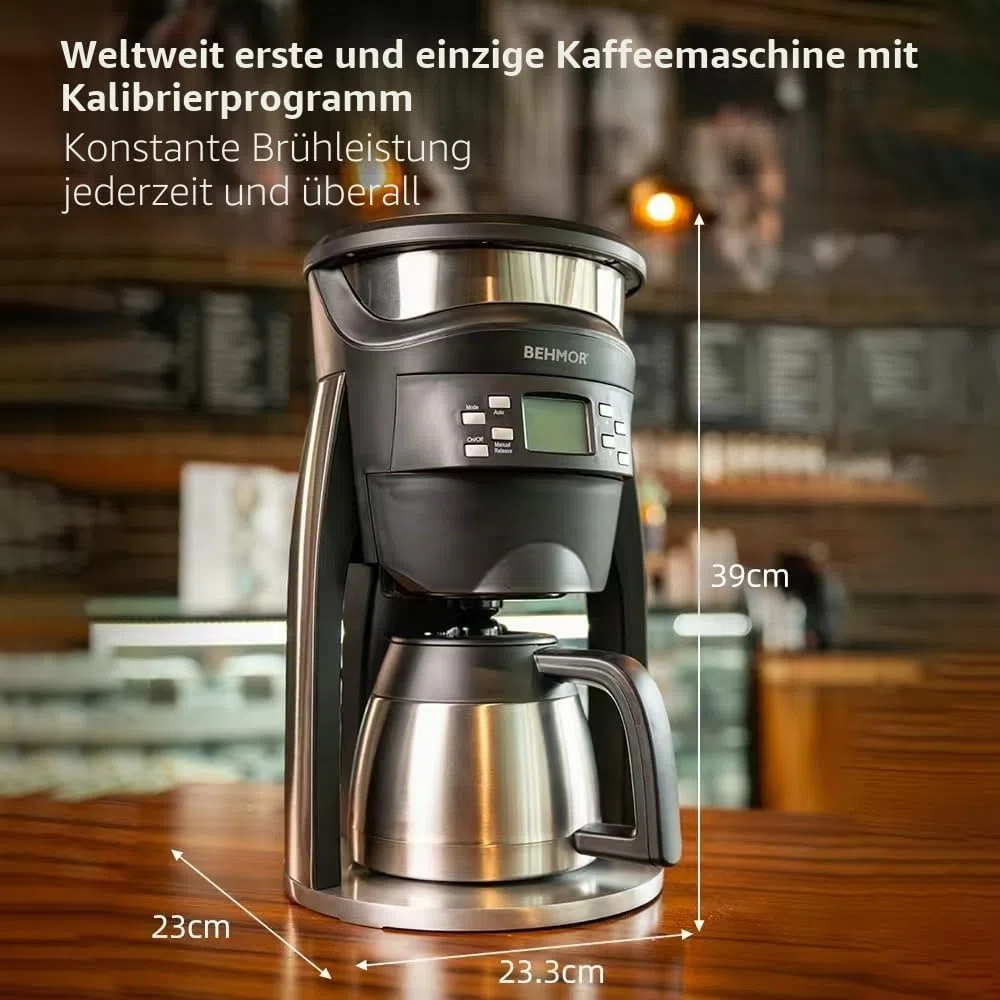 Behmor Brazen Plus Filterkaffeemaschine, 90 bis 99 Grad, SCA zertifiziert