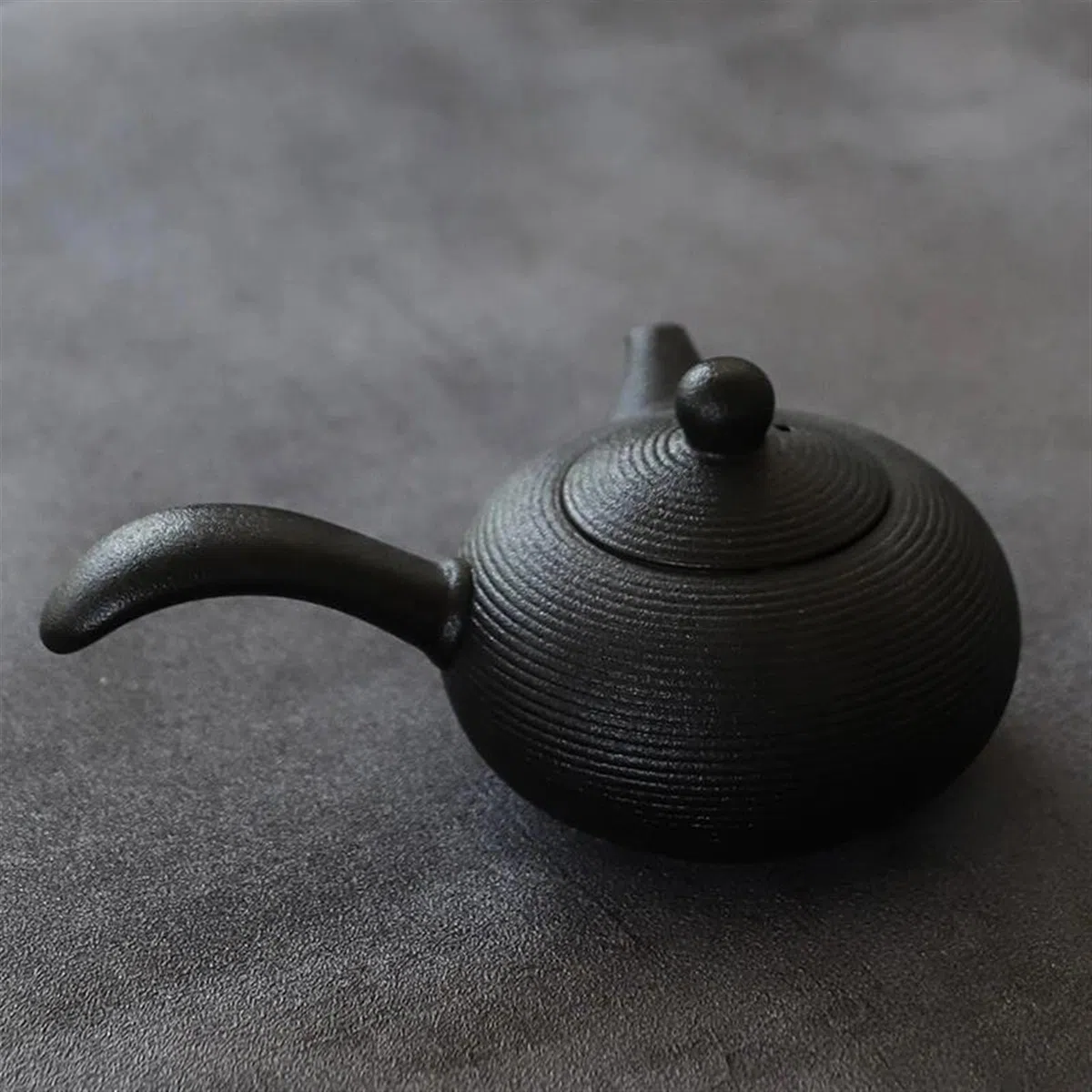 Teekanne, Reise-Teesets, Teekanne, Nachmittagstee-Set, chinesische Teekanne, schwarzes Keramik-Teegeschirr, Kyusu-Teekannen, 165 ml Teeset