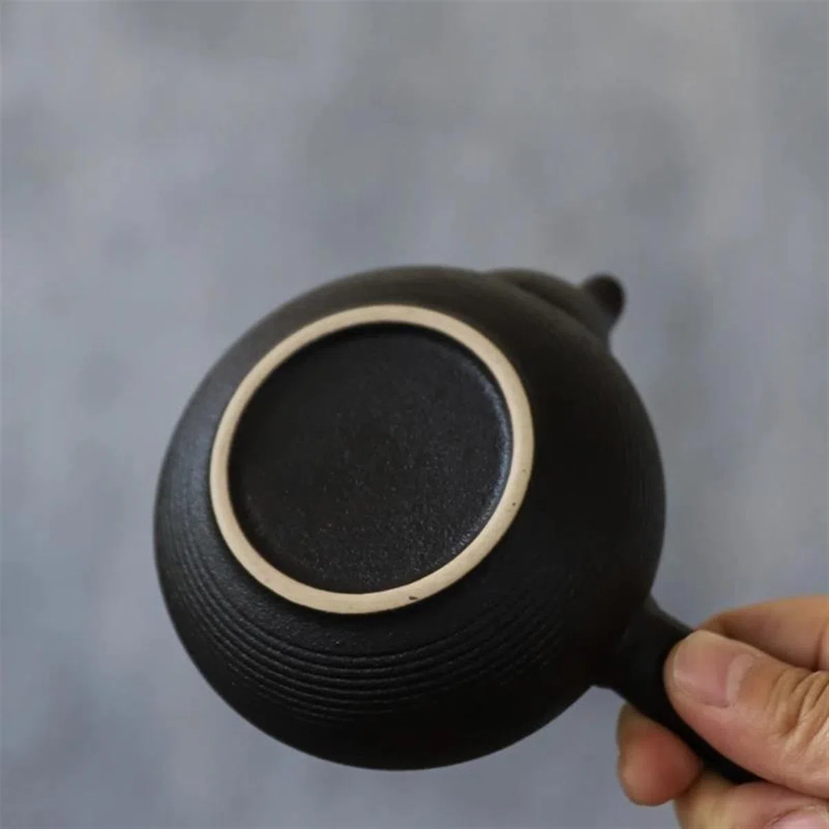 Teekanne, Reise-Teesets, Teekanne, Nachmittagstee-Set, chinesische Teekanne, schwarzes Keramik-Teegeschirr, Kyusu-Teekannen, 165 ml Teeset
